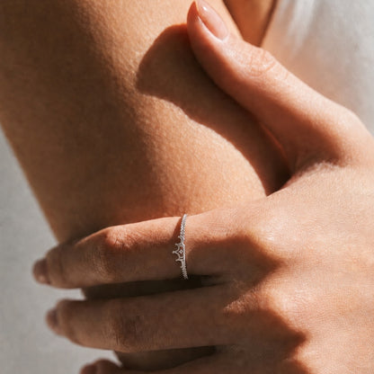 Crowned CZ Crown 925 Silver Ring