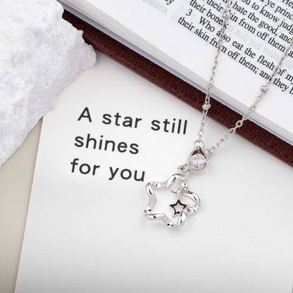 Blessed Sparkle Flower 925 Necklace